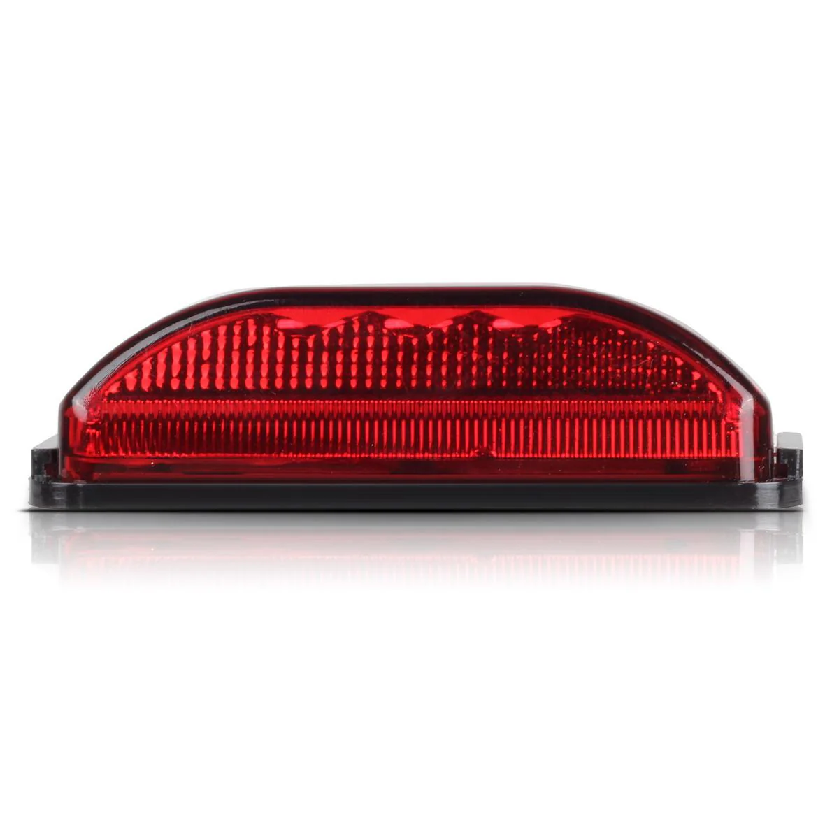 Partsam 10pcs 3.9inch Waterproof Red 3LED Side Marker Light Lamp for Trailer Truck Boat DC12V, Thin line Faceted LED Trailer Truck Clearance or Side Marker Lights w Mini Reflectors - Image 9