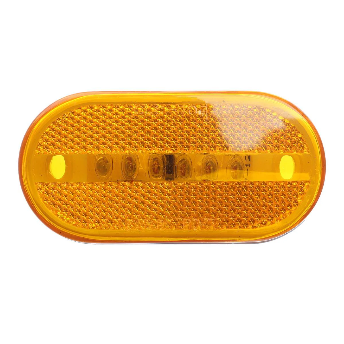 Partsam 10Pcs 4 Inch Trailer Rectangular Led Side Marker Clearance Lights Lamp 6 Diodes w/Reflex Lens, Sealed 2x4 Reflective Rectangle Led Marker Lights Surface Mount for Truck Lorry Van Camper 12V - Image 11