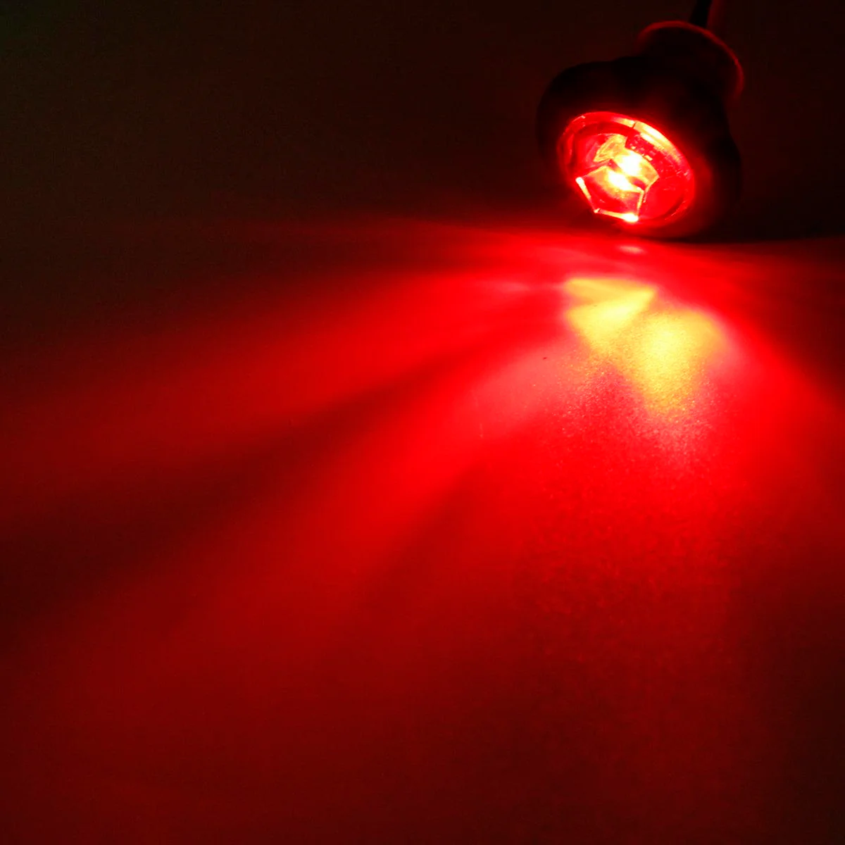 Partsam 10x 3/4" Mini Round Red Led Side Marker Lights Grommet Mount w Plug Connectors Waterproof Sealed Boat Trailer Truck RV Bus Van Bullet Side Led Marker Lights Lamps Clear Lens 12V - Image 7
