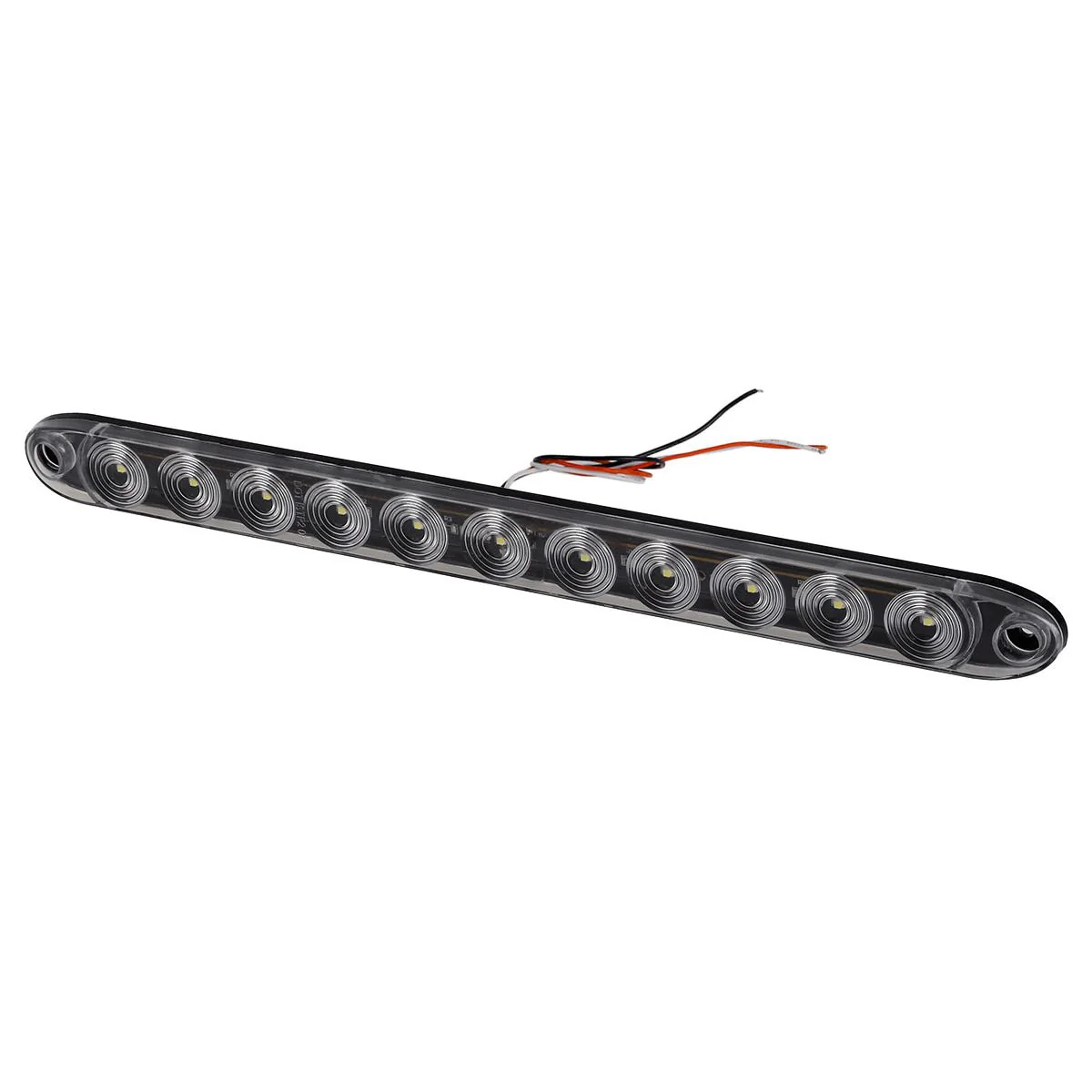 Partsam 2Pcs 15 Inch White Led Trailer Reverse Backup Light Bars Clear Lens, Sealed 11 LED Flange Mount Trailer Truck 15" Inch Reverse White Light Bar Utility Marker Light Bar RV Front Access Light - Image 4