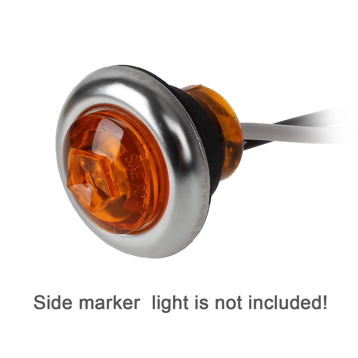 Partsam 3/4" round Stainless Steel Trim Ring Bezel For 3/4" Accent Marker Lights and all 3/4" Round Marker Clearance Lights (Pack of 100) - Image 7