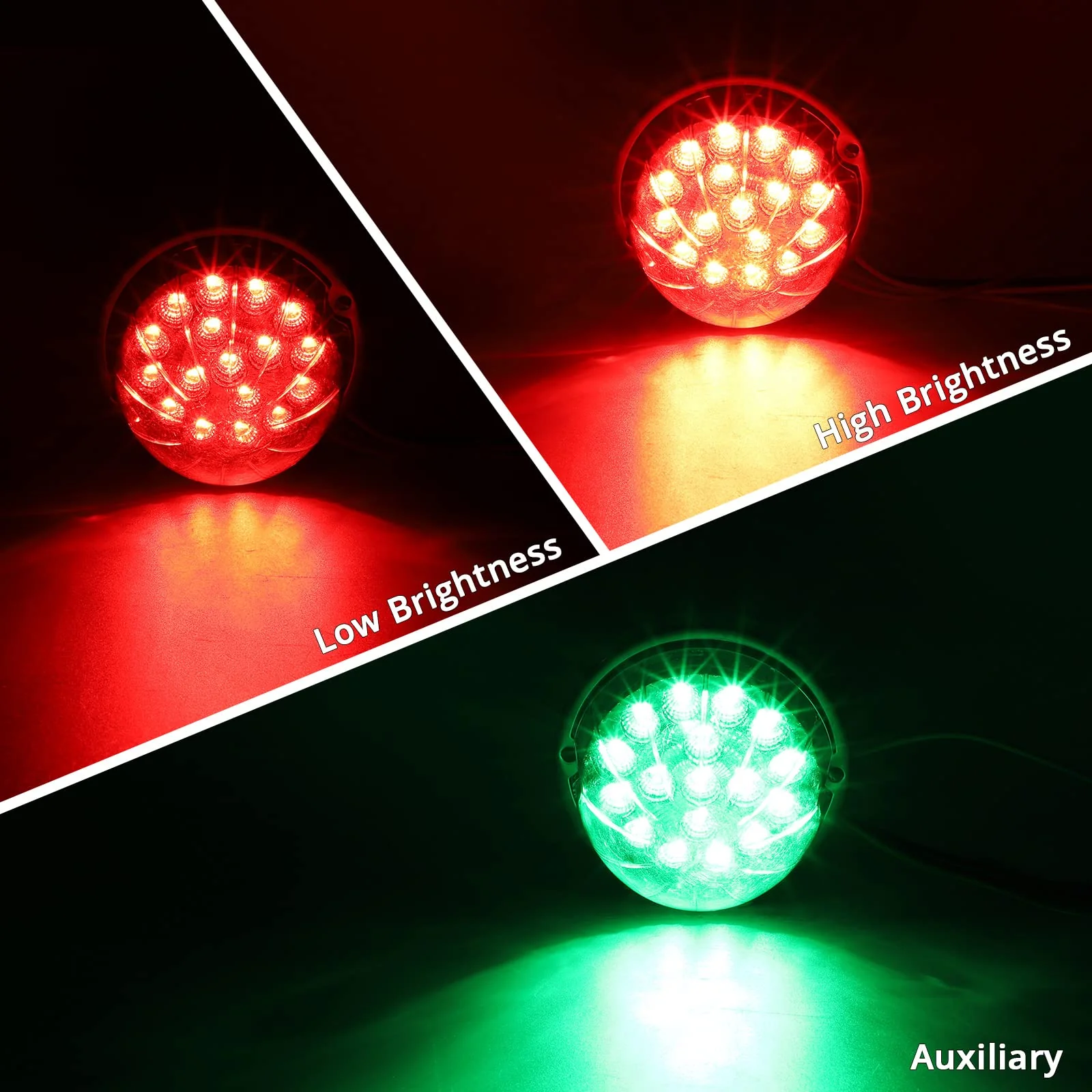 Partsam Side Marker Lights for Freightliner Kenworth Peterbilt - Image 4